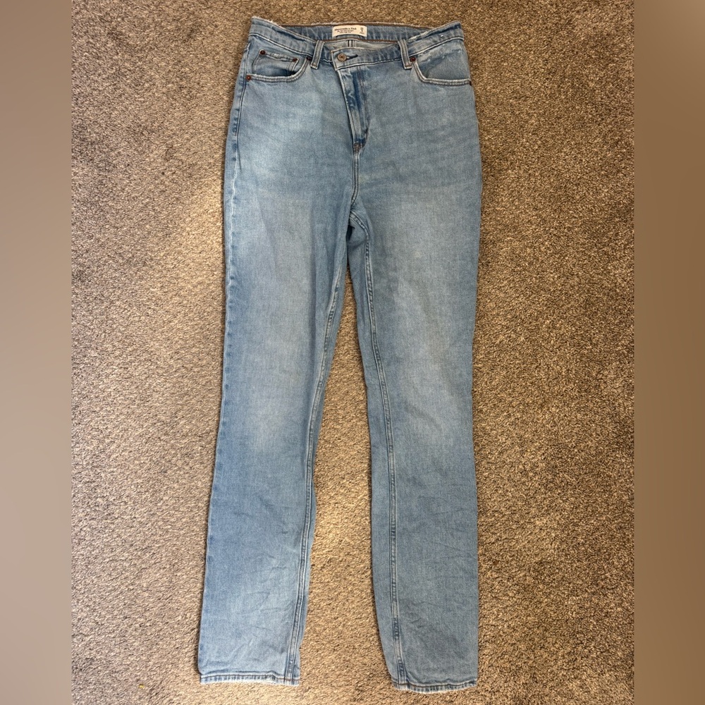 Abercrombie & Fitch Light Blue Straight Jeans